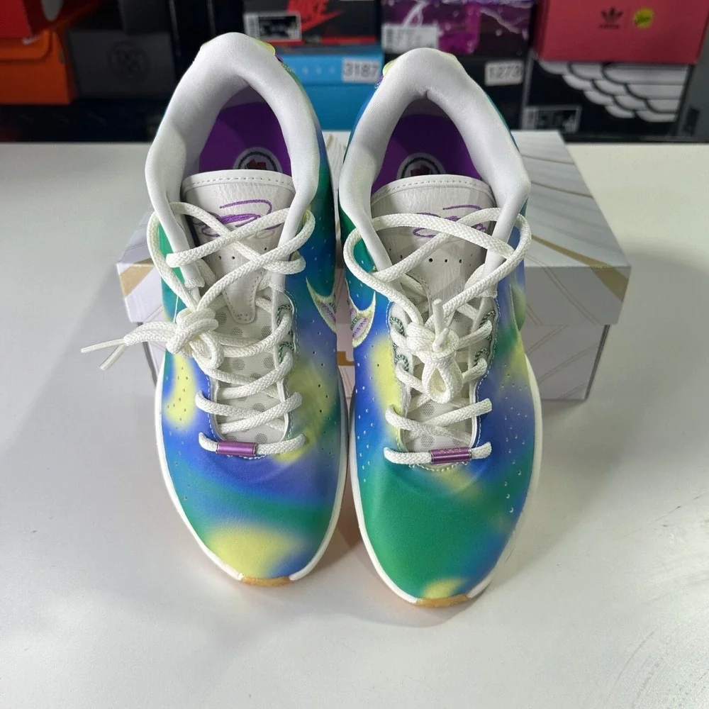 Nike Lebron 21 SE Movie Night Kids Size 4Y/Womens 5.5 Luminous Green FN4305-900